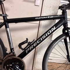 PRECISION SPORTSクロスバイク ブラック 700Cの画像