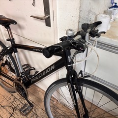 PRECISION SPORTSクロスバイク ブラック 700Cの画像