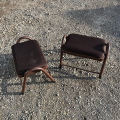 椅子　踏み台　　　　2つの画像