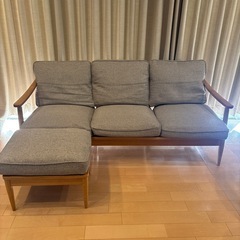 【定価18万】KEYUCA　3P羽毛ソファの画像