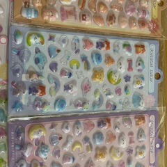 【9枚セット】ぷくぷくシールの画像