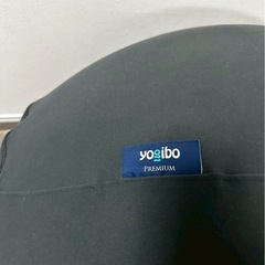 Yogibo Round Pillow ヨギボー ラウンドピロー ダークグレー ビーズクッション フロアクッション 丸型の画像