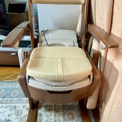 安寿 ポータブル 家具調トイレ AR-SA1 シャワピタの画像