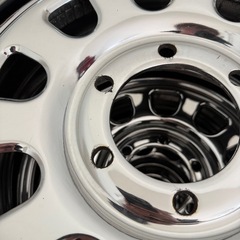 ハイエース　デイトナホイール　マッドタイヤ
の画像