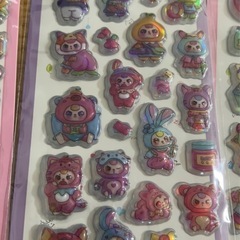 【5枚セット】ぷくぷくシールの画像