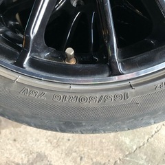 ☆決まりました☆軽用16インチアルミ、BS製タイヤ付き(オマケ) 4本の画像