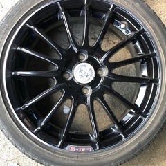 ☆決まりました☆軽用16インチアルミ、BS製タイヤ付き(オマケ) 4本の画像