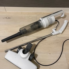 山善足元ヒーター　アイリスオーヤマハンディー掃除機　 の画像