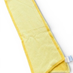 カシミヤ100% マフラー Pastel yellow 防寒の画像