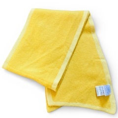 カシミヤ100% マフラー Pastel yellow 防寒の画像