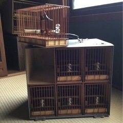 竹細工 メジロ籠の画像