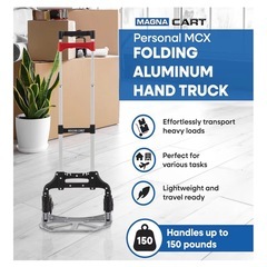 MAGNA CART マグナカート 折りたたみ式 ハンドトラック 軽量アルミ製 MCKの画像