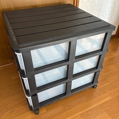 押入れ　衣装ケース　二列　三段　　の画像