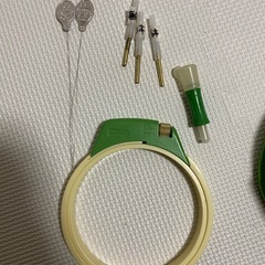 クローバー　フリーステッチングフープ、スタンド　まとめ売りの画像