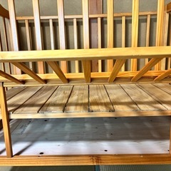 カトージ製　ハイベビーベッドの画像