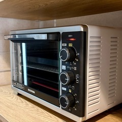 IRIS OHYAMA オーブントースター 4枚焼き グリル機能 15Lの画像