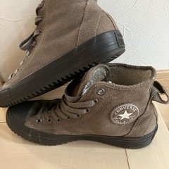 コンバース ハイカットスニーカー　内側ボア付きの画像