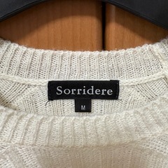 白  ニット  Mサイズの画像