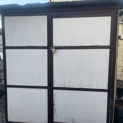 多目的な鉄金属製、物置、倉庫、ペット小屋の画像