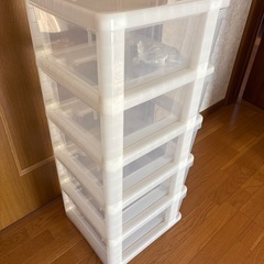 チェスト　五段　ニトリの画像