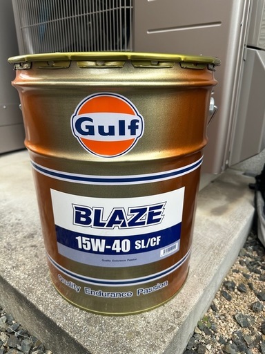 ガルフ(Gulf) エンジンオイル BLAZE 15W-40 SL/CF 鉱物油 20L 