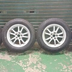 スタッドレスタイヤ　195/65/15 ケンダ KR36 ICETEC NEO ４本セット　　 ホイールセットです。の画像