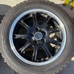 185 /60R15     スタッドレスタイヤ　アルミホイールの画像