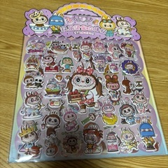 【新品未使用】LABUBU ラブブ 立体シール 2シート
の画像