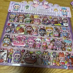 【新品未使用】LABUBU ラブブ 立体シール 2シート
の画像