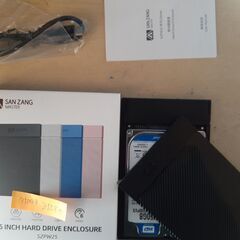 外付けHDD　750GB　（ケース新品）②の画像