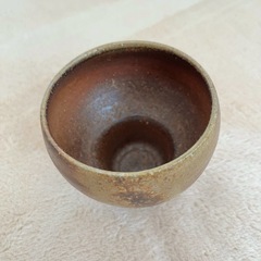 備前焼　コップの画像