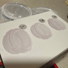 耐熱ガラス製の丸型保存容器セットの画像