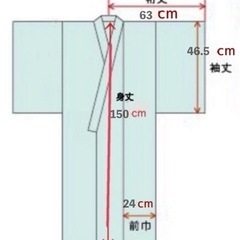小さいサイズ　正絹　訪問着の画像