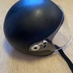 バイク用ヘルメット(マットブラック)の画像