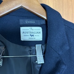 コート　メンズ　ネイビーの画像