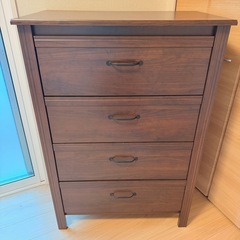 IKEA イケア　焦茶　ダークブラウン　タンス　チェスト　収納の画像