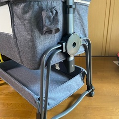 ベビーベッド　高さ5段調節可能　睡吐防止の画像