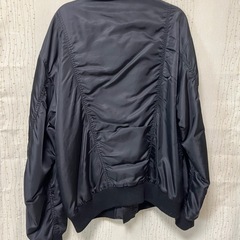W.W.G MA-1スタイル ブラックジャケット古着美品の画像