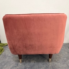 LOWYA ロウヤ ソファ ソファー 1人掛け ピンクの画像