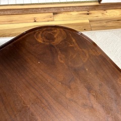 【無料】天然木の脚太い家具調コタツ《幅120×奥行80×高さ35》　の画像