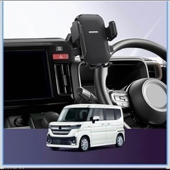 新型スペーシアカスタム MK94S専用スマホホルダー 9インチ純正ナビ搭載車適用の画像