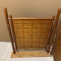 茶道具　風呂先屏風　竹　茶室の画像