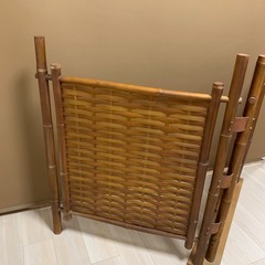 茶道具　風呂先屏風　竹　茶室の画像