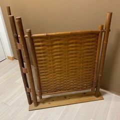 茶道具　風呂先屏風　竹　茶室の画像