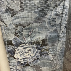 🔵大島　着物　バラ❾の画像