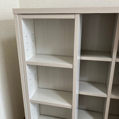 【1/12まで】ワイド本棚　可動棚付きの画像