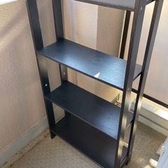 【0円・無料】IKEA 木製シェルフ・本棚 (LAIVA) ※使用感ありの画像