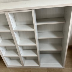 【1/12まで】ワイド本棚　可動棚付きの画像