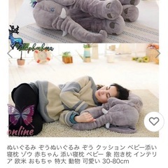 ゾウのぬいぐるみの画像