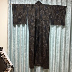 🟣大島　着物 11の画像